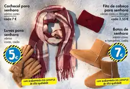 TEDi Cachecol para senhora várias cores cada promoção