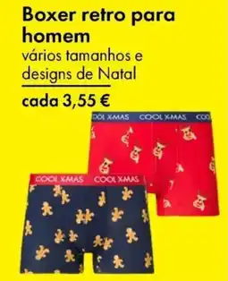 TEDi Boxer retro para homem promoção
