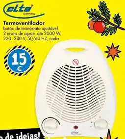 TEDi Termoventilador promoção