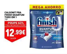 Neomáquina Calgonit pba finish quantum tudo em 1 78* promoção