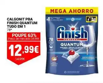 Neomáquina Calgonit pba finish quantum tudo em 1 78* promoção