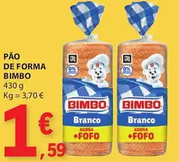 E.Leclerc Pão de forma bimbo promoção