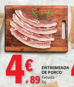 E.Leclerc Entremeada de porco fatiada promoção