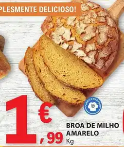 E.Leclerc Broa de milho amarelo promoção