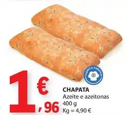 E.Leclerc Chapata Azeite e azeitonas promoção