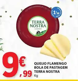 E.Leclerc Queijo flamengo bola de pastagem terra nostra promoção
