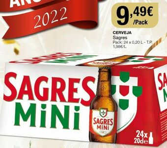 Intermarché Cerveja sagres mini promoção