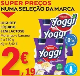 E.Leclerc Iogurte líquido sem lactose promoção