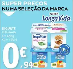E.Leclerc Iogurte tutti-frutti promoção