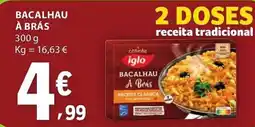 E.Leclerc Bacalhau à brás promoção