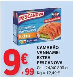 E.Leclerc Camarão vannamei extra pescanova promoção