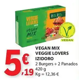 E.Leclerc Vegan mix veggie lovers izidoro promoção