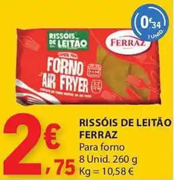 E.Leclerc Rissóis de leitão ferraz promoção