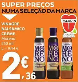 E.Leclerc Vinagre balsamico creme moreno promoção