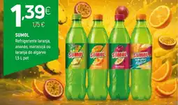 Coviran SUMOL Refrigerante laranja, ananás, maracujá ou laranja do algarve promoção