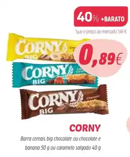 Coviran CORNY Barra cereais big chocolate ou chocolate promoção