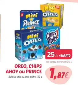 Coviran OREO, CHIPS AHOY ou PRINCE Bolacha mini ou mini golden promoção
