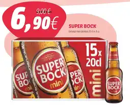 Coviran SUPER BOCK Cerveja mini branca promoção