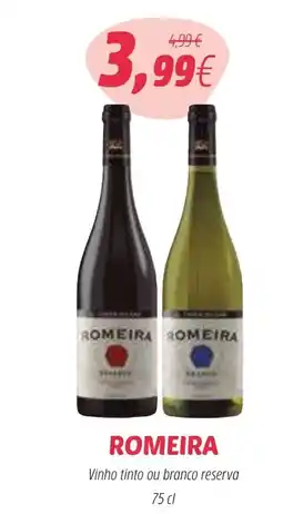 Coviran ROMEIRA Vinho tinto ou branco reserva promoção
