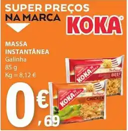 E.Leclerc Massa instantânea galinha promoção