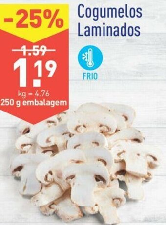 ALDI Cogumelos Laminados 250g promoção