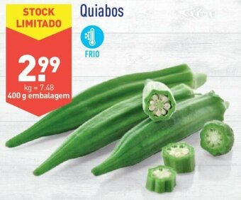 ALDI Quiabos 400g promoção