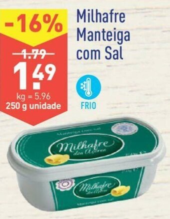 Milhafre Manteiga com Sal 250g