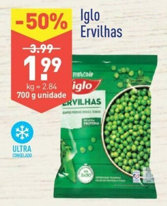 ALDI Iglo Ervilhas 700g promoção