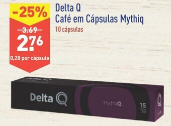 ALDI Delta Q Café em Cápsulas Mythiq 10 cápsulas promoção