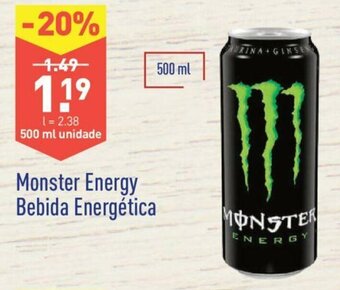 ALDI Monster Energy Bebida Energética 500ml promoção