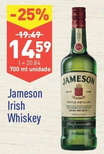 ALDI Jameson Irish Whiskey 700ml promoção