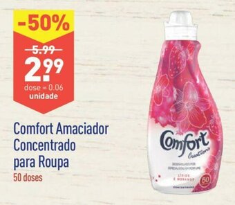 ALDI Comfort Amaciador Concentrado para Roupa 50 doses promoção