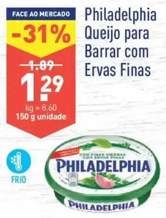ALDI Philadelphia Queijo para Barrar com Ervas Finas 150g promoção