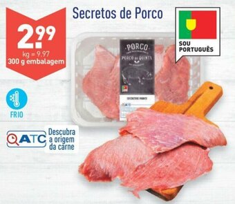 ALDI Secretos de Porco 300g promoção