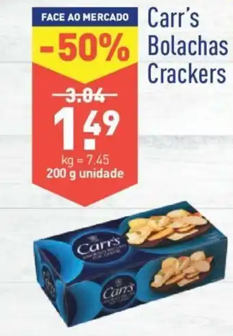 ALDI Carr's Bolachas Crackers 200g promoção