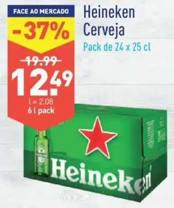 ALDI Heineken Cerveja Mini 24x25cl promoção