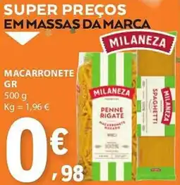 E.Leclerc Macarronete gr milaneza promoção