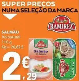 E.Leclerc Ramrez salmão ao natural promoção