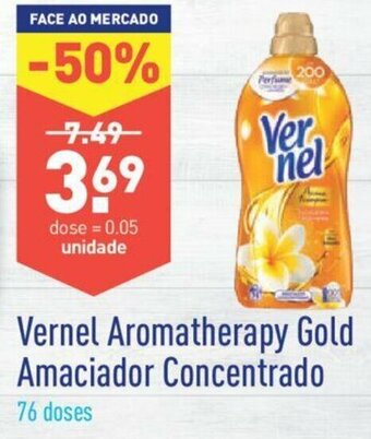 ALDI Vernel Aromatherapy Gold Amaciador Concentrado 76 doses promoção
