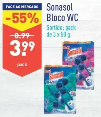 ALDI Sonasol Bloco WC 3x50g promoção