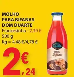E.Leclerc Molho para bifanas dom duarte promoção