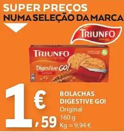 E.Leclerc Bolachas digestive go! original promoção