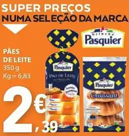 E.Leclerc Pães de leite Pasquier promoção