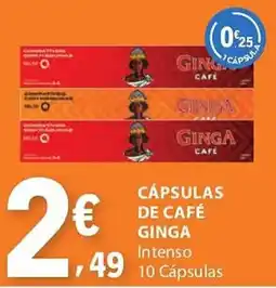 E.Leclerc Cápsulas de café ginga promoção