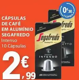 E.Leclerc Cápsulas de café em alumínio segafredo promoção
