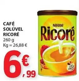 E.Leclerc Café solúvel ricoré promoção