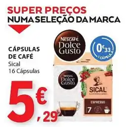 E.Leclerc Cápsulas de café promoção