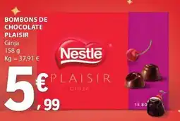 E.Leclerc Bombons de chocolate plaisir promoção