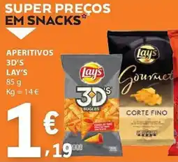 E.Leclerc Aperitivos 3d's lay's promoção
