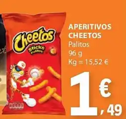 E.Leclerc Aperitivos cheetos palitos promoção